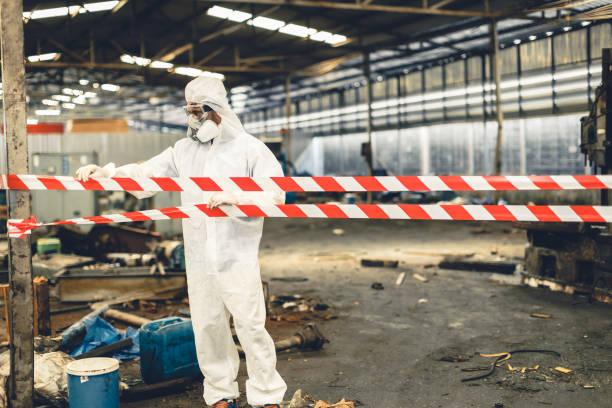 Professional Infectious Disease Decontamination technician working in Stockton, IL